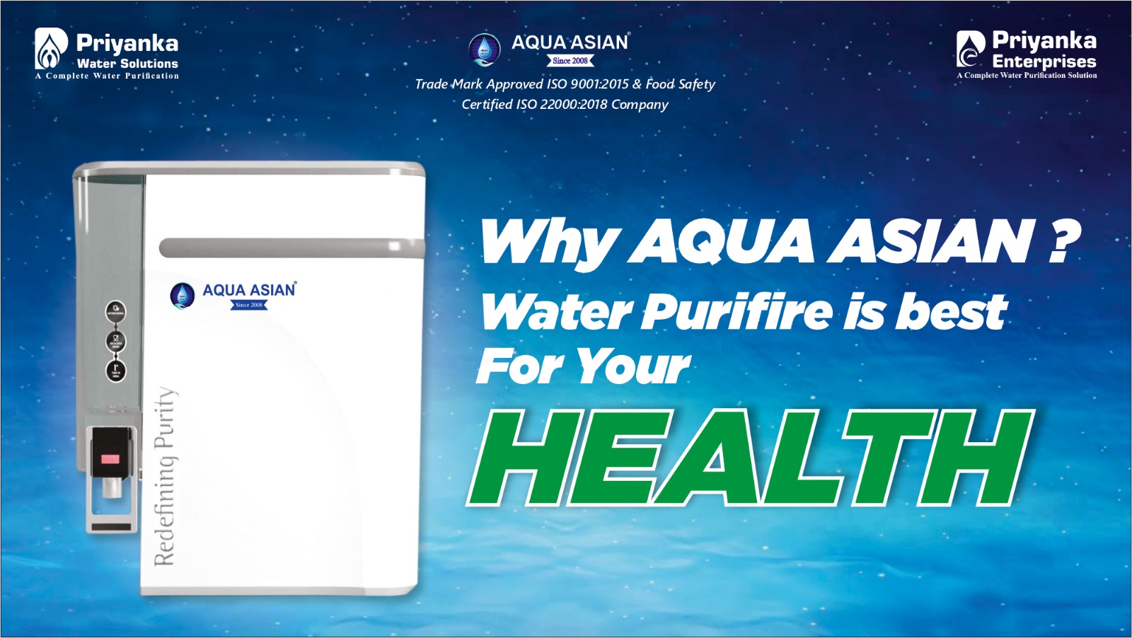 why aqua asian water purifier is best for your health