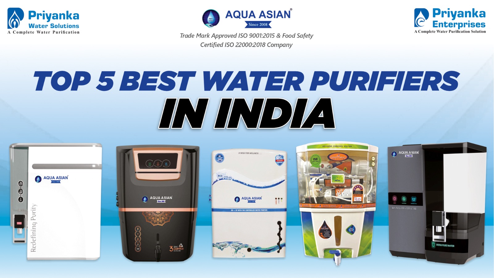 top best water purifier in india